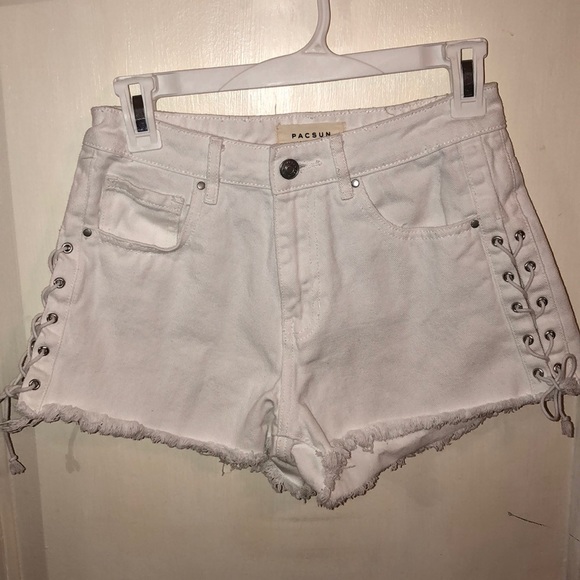 pacsun lace up shorts